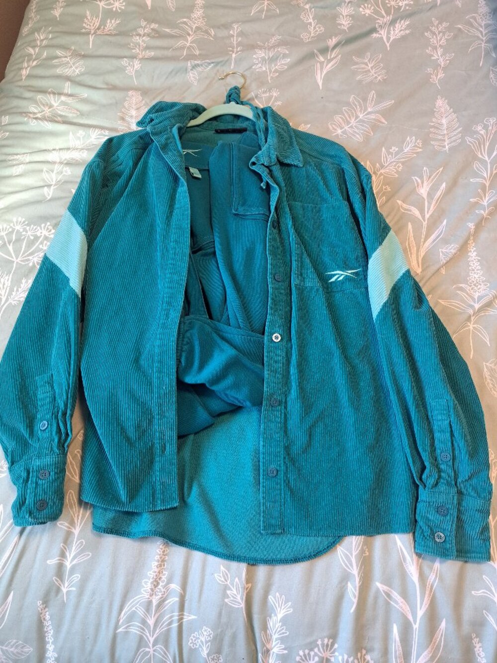 Cardi B Reebok Teal Track